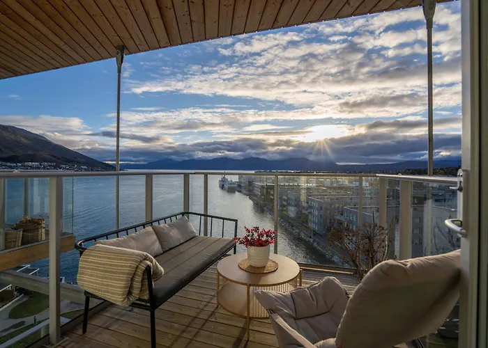 公寓 Floor I Sea View I 特罗姆瑟